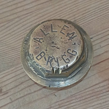 Vintage brass cart & wagon