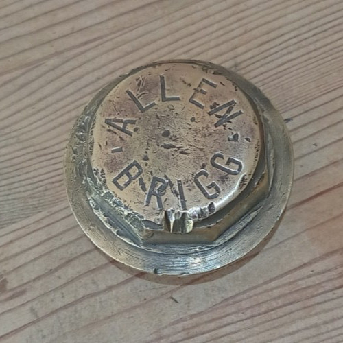 Vintage brass cart - , &