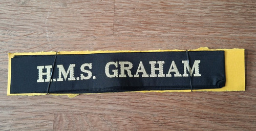 Ww2 hat cap tally band - ww2, hms