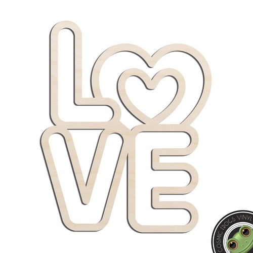 Love laser cut out - love,