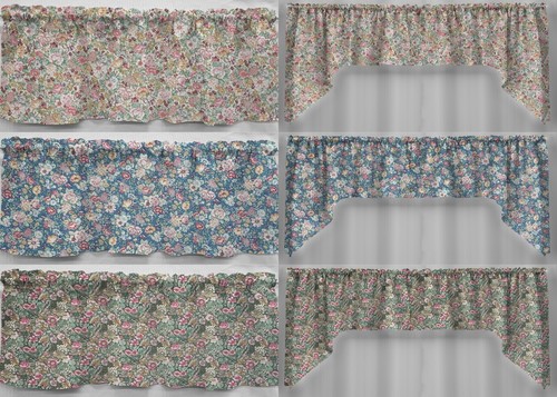 Rose garden valances curtains - garden, valances,