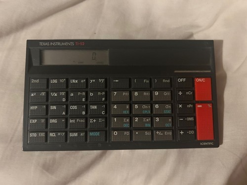 Texas instruments ti52 vintage - ti52,