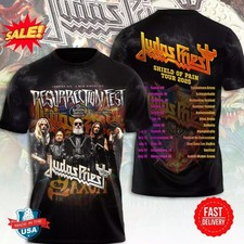 2025 Tour Judas Priest 3D T-Shirt New For Fan S-5XL