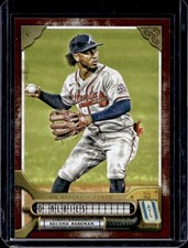 2022 Topps Gypsy Queen Ozzie Albies Burnt Umber #166/399 Braves