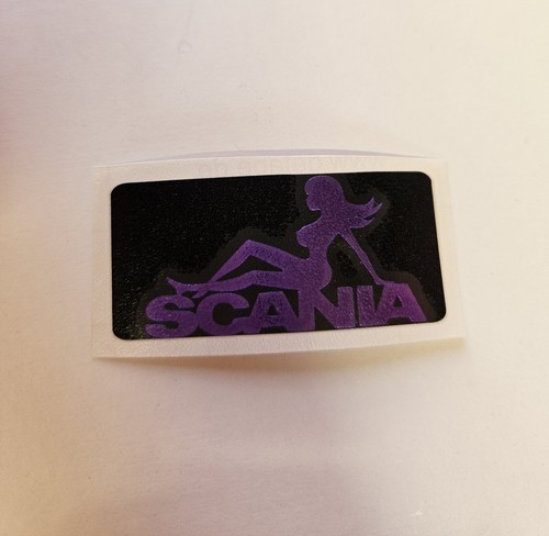 Scale scania lady decal - 1:14,