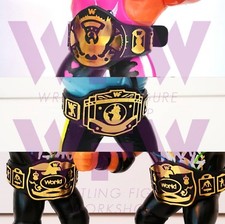 WWF WWE Hasbro Figure Belt Accessories - 1xEagle 1xIC 2xTag Set - WFW