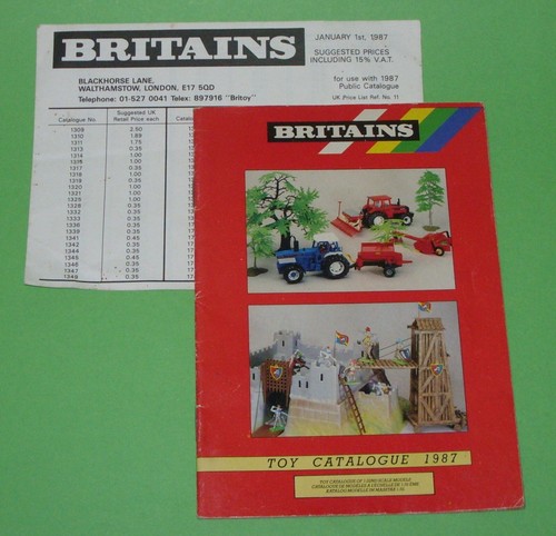 Britains 1987 model range - 1987,
