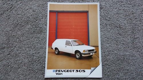 Peugeot 305 van sales - sales, brochure