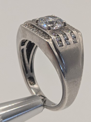 Men sterling silver cubic - men's,