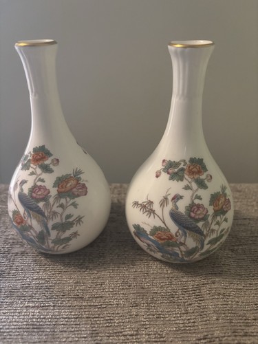 Pair wedgwood kutani crane - wedgwood,