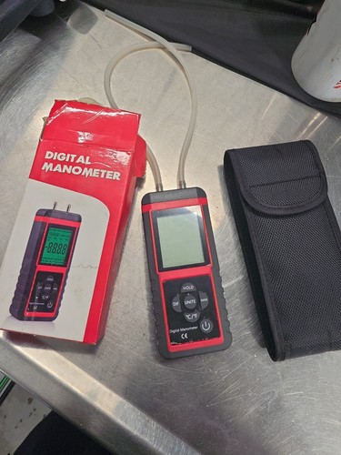 Digital manometer gas - digital,