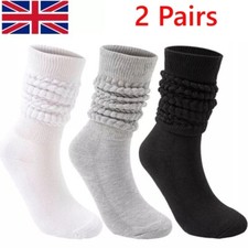 2 Pairs Ladies Slouch Socks