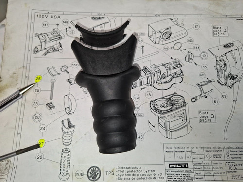 Hilti comfort side handle