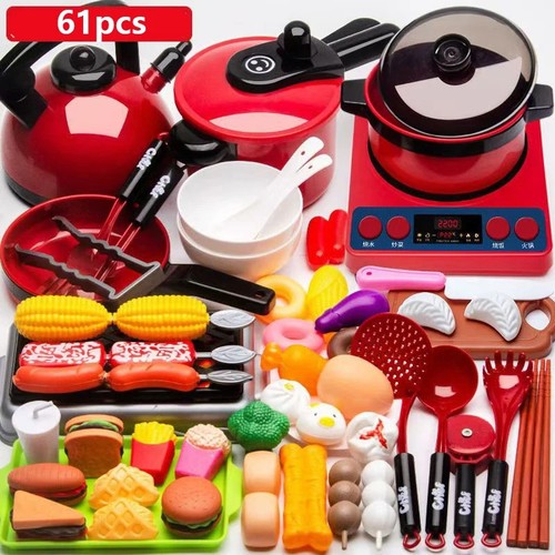 Kids girl play kitchen - play, toy