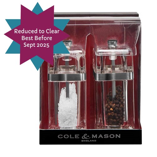 Clearance salt pepper mill set - clearance,