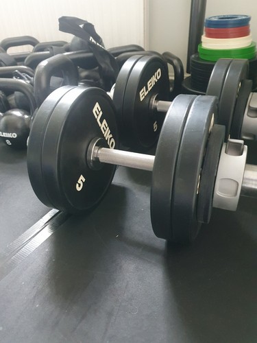 Eleiko loadable dumbbell - loadable, +