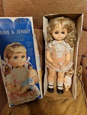 Vintage Boxed Jane And Jenny 19” Doll Musical Needs Attention Rare Item