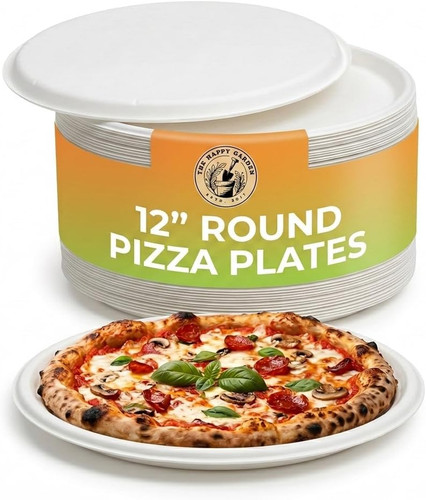 The happy garden pizza plates - the,