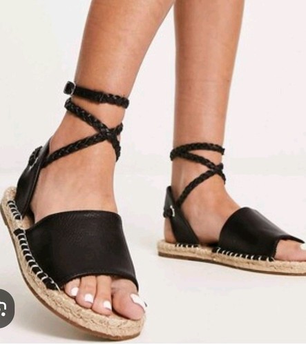 Asos black espadrille sandals - espadrille,