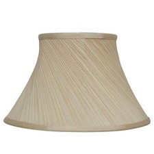 Twisted Pleat Fabric Lampshade Floor Table Or Ceiling Light Shade 2 Colours
