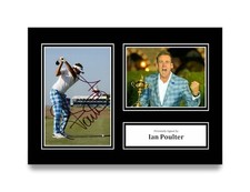 Ian Poulter Signed A4 Photo