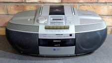 Aiwa CSD-ED59K Boombox CD Stereo Cassette Recorder