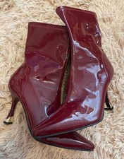 River Island Patent Burgundy