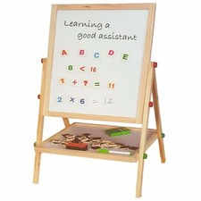 Kids Wooden 2-in-1 Easel Black