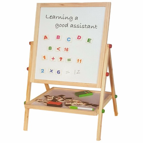 Kids wooden easel black - kids,