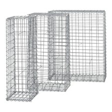 Steel Gabion Stone Basket Retaining Wall Garden Wire Cage Fench Privacy 4mm Wire