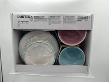 New/Sealed IKEA Duktig Children Plates & Bowls 12pc Play Set Toy 