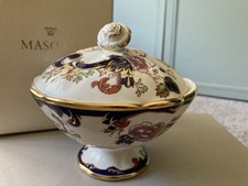 Masons blue mandalay footed - masons,