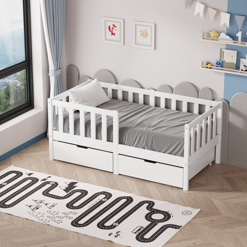 Junior wooden bed - wooden,