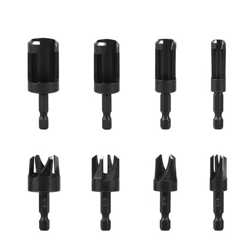 Straight tapered 4 hex - , 1/4"
