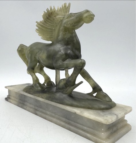 Oriental carved soapstone - oriental,