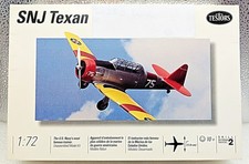 1/72 SCALE TESTORS SNJ (T-6) "TEXAN" USN TRAINER AIRCRAFT PLASTIC MODEL KIT