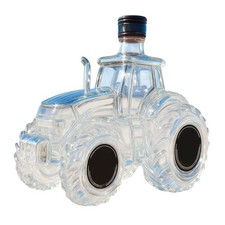 Vodka Whiskey Bottle 300ml Tractor Shape Alcohol Dispenser Art Statue 
