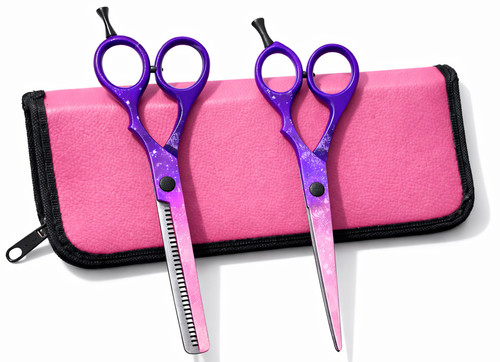Purple hair cutting - 6", &