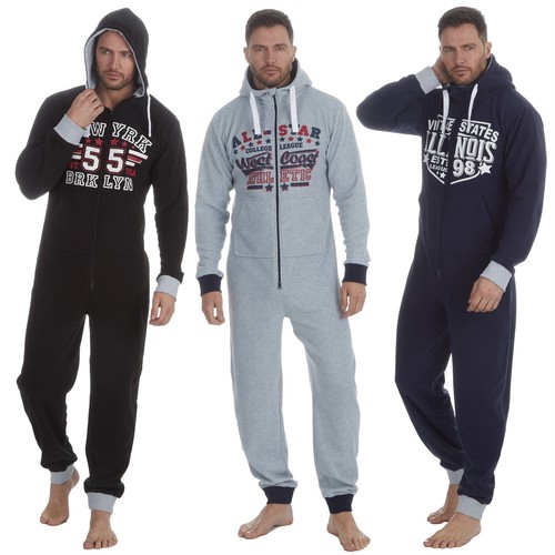 Mens varsity 1onesie fleece - varsity,