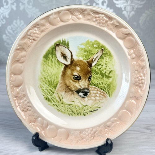 Royal worcester palissy deer - worcester,