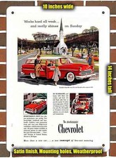 Metal Sign - 1955 Chevrolet