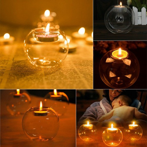 Clear glass sphere bauble - clear,