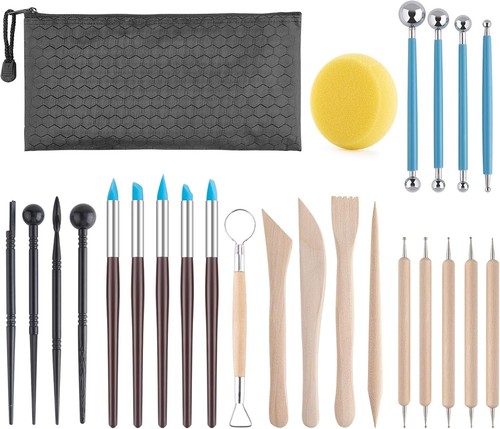 25pcs clay tools kit - clay,