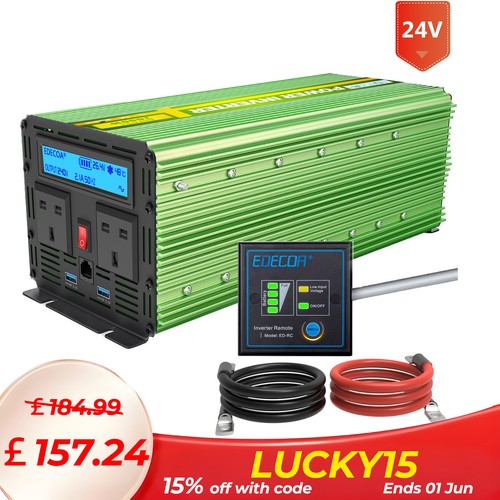 Edecoa power inverter - power,