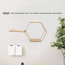 Wall Display Shelf Innovative Wrought Iron Storage Rack Organizer For Home L HOT