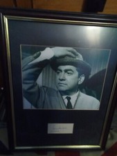 tony hancock repoduction framed autographed print.