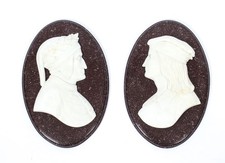 Antique Pair Italian Marble