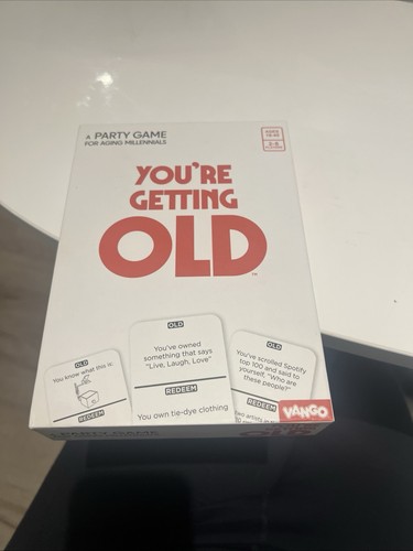 Vango you getting old - you're,