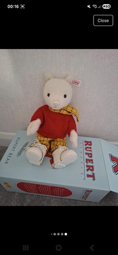 Rupert bear steiff 3000 - steiff,