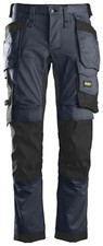 SNICKERS 6241 STRETCH WORK TROUSERS ALLROUNDWORK WITH HOLSTER POCKETS NAVY BLUE